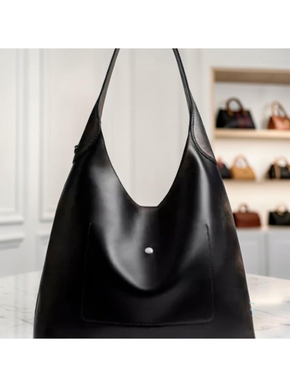 NEW! COACH Loved Leather Brooklyn 39 Hobo Tote Bag with Bag Charm 623A330P - Picture 3 of 12
